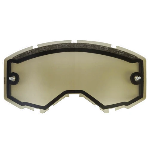 FLY Racing Adult Goggle Replacement Dual Lens With Vents and Tear Off Posts (Smoke, Fits Zone Pro, Zone and Focus Models)