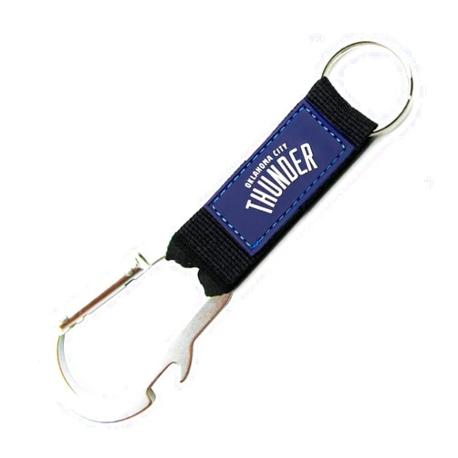 Pro Specialties Group Oklahoma City Thunder Carabiner Wordmark Blue