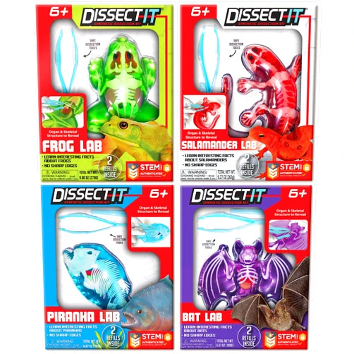 Dissect It Dissect-It Kit for Kids, Synthetic Dissection Kids Science Kit to Learn Animal Science, Biology, STEM Toys for 6 Year Old and Above