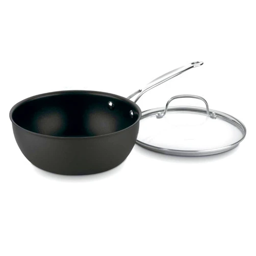 Cuisinart 635-24 Chef's Classic Nonstick Hard-Anodized 3-Quart Chef's Pan with Cover