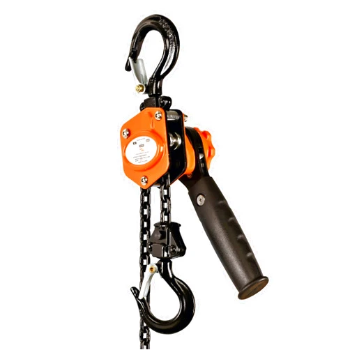 Intradin (Shanghai) Import & Export Co., Ltd SuperHandy Manual Chain Hoist Come Along 1/4 Ton 550Lbs Capacity 5' Foot Lift 2 Heavy Duty Hooks Commercial Grade Steel Construction Building Garages Warehouse Automotive Machinery