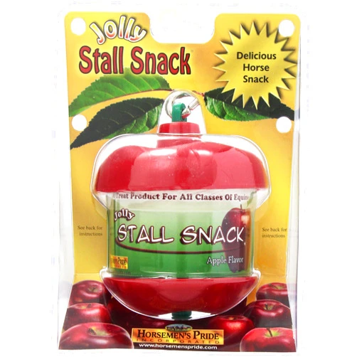 Horsemen's Pride Stall Snack Treat Holder & Refill for Horses; Apple Flavor