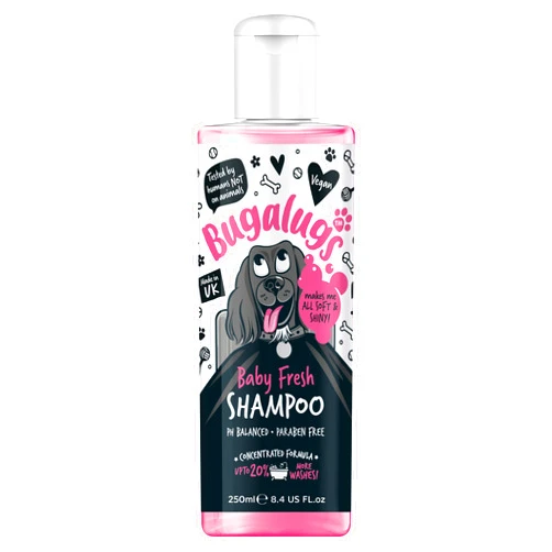 Baauye Baby Fresh Dog Shampoo dog grooming shampoo products for smelly dogs with baby powder scent, best puppy shampoo baby fresh, shampoo conditioner, Vegan pet shampoo professional (250ml)