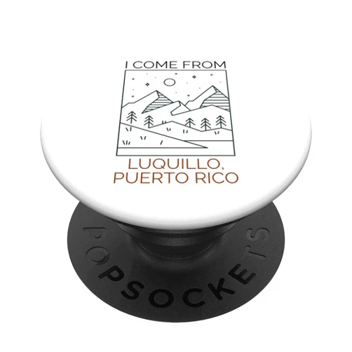 I Come From Luquillo Puerto Rico PopSockets Swappable PopGrip