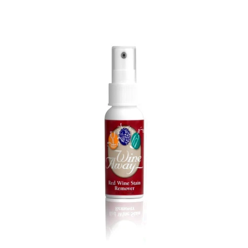 Wine Away Red Wine Stain Remover - For Clothing, Carpet, and Fabrics - Removes Fresh and Dried stains. 2-oz. Travel-friendly size