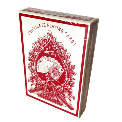 A. Dougherty No.18 Triplicate Dragon Back Playing Card Restoration, Red