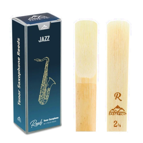 EASTROCK Jazz Tenor Saxophone Reeds 2.0/2.5/3.0 Professional Tenor Sax Reeds for Saxophone Beginner and Saxophonist Strength 2.5-5 Pack