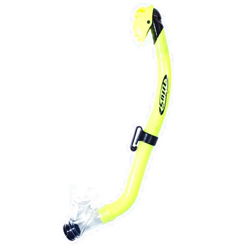 Tilos Oracle Dry Jr Snorkel - Kids' Dry Top Snorkel with Drain Valve, Soft Mouthpiece & Quick-Release Keeper - Comfortable Underwater Breathing for Young Explorers
