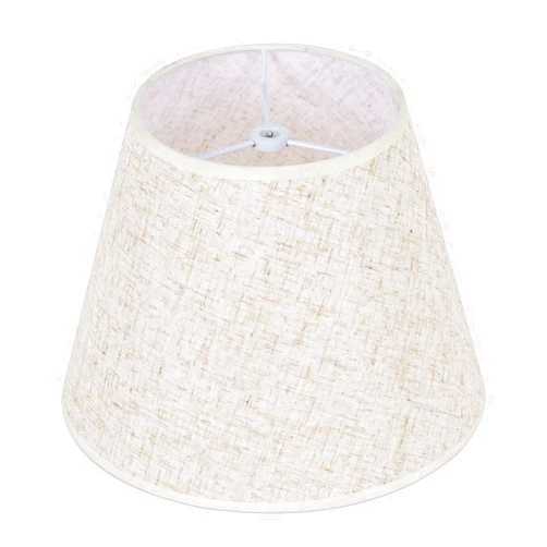 WOLEILEJIN Beige Linen Barrel Lamp Shade for Table Lamps,6
