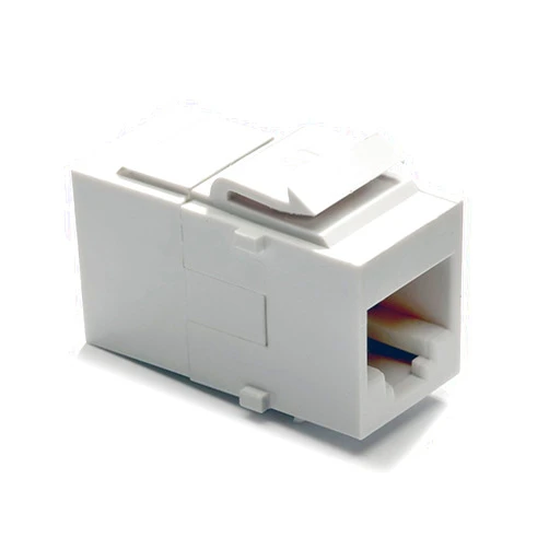 On-Q Legrand - On-Q Cat 6 Coupler, Keystone Insert, White, WP3452WHV1 0.8