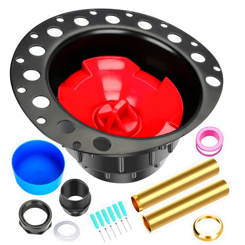Wowewk Freestanding Tub Drain Rough-in Kit,Bathtub Drain Kit with Brass Tail Pipe and ABS Plastic Adapter, compatible with all freestanding bathtubs,Floor Mounted Bathtub and Copper Bathtub