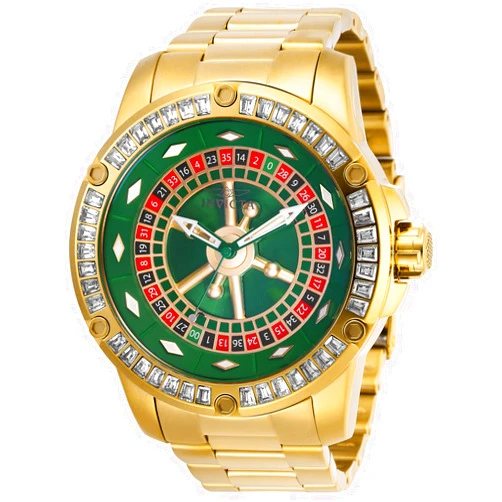 Invicta Automatic Watch (Model: 28713), Gold