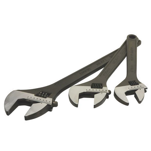 Klutch Jumbo Adjustable Wrench Set — 3-Pc.