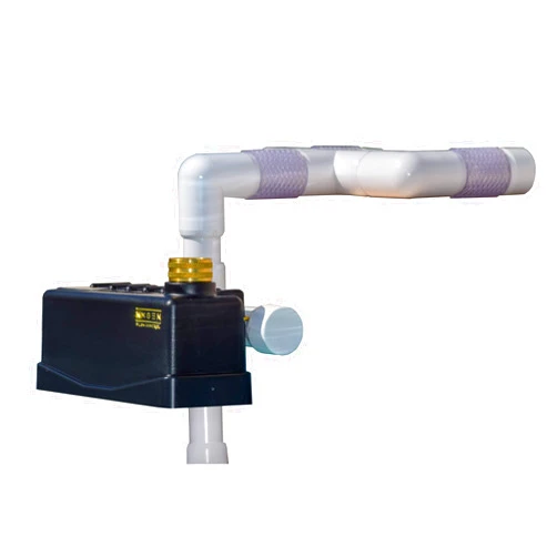 Staypoollizer 2.0* Premium (Brass Swivel) with Stainless Steel Nxgen Flow Control (White) Automatic Pool Water Leveler