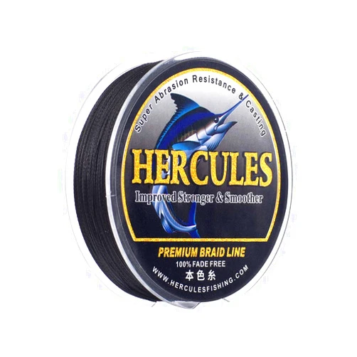 HERCULES Braided Fishing Line, Not Fade, 109-2187 Yards PE Lines, 4 Strands Multifilament Fish line, 6lb - 100lb Test for Saltwater and Freshwater, Abrasion Resistant