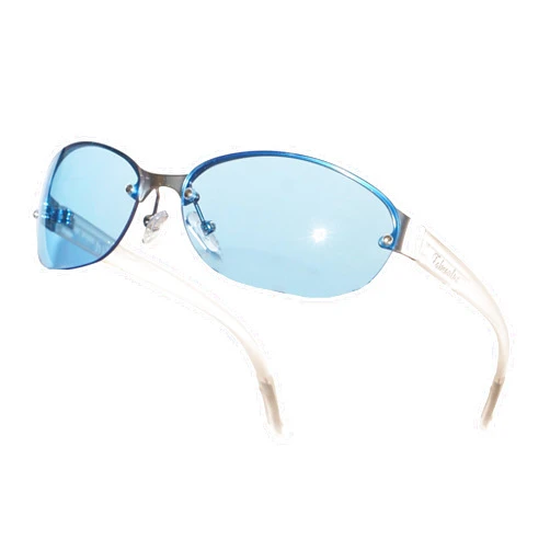 Fa.Beau.Lux FBL Semi-Rimless Clear Smoke Tinted Eyeglasses Wrap Sunglasses A216