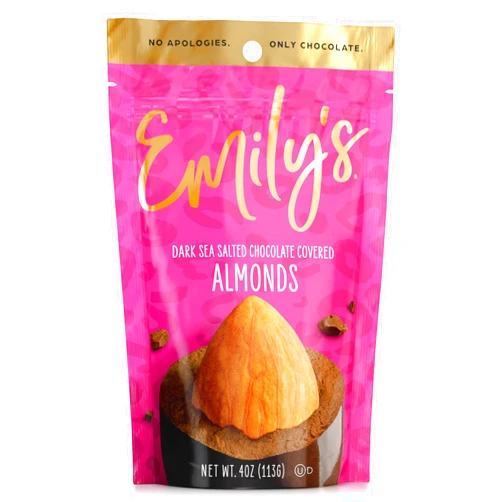Emily's Dark Sea Salt Chocolate Almonds