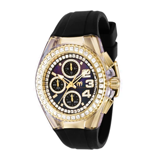 TechnoMarine Cruise Chronograph Quartz Crystal Black Dial Unisex Watch TM-121058