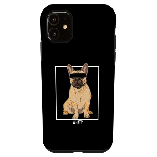 Lustige Zensierte Französischer Bulldogge Geschenk iPhone 11 What Cool French Bulldog Funny Dog Gift Case