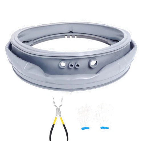 Wadoy MDS47123608 Washer Door Boot Gasket Seal Parts Compatible with LG Kenmore Washing Machine AP5668418, 2673936, PS6448330, Replace WM4070HVA/HWA,WM4270HWA,WM8000HVA/HWA,WM8100HVA