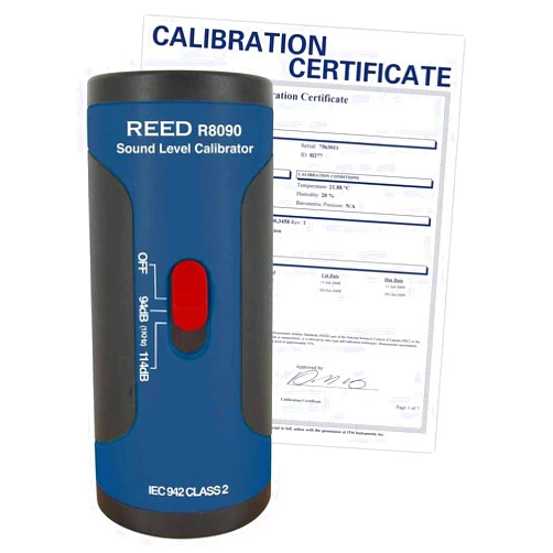 REED Instruments R8090-NIST Sound Level Calibrator,