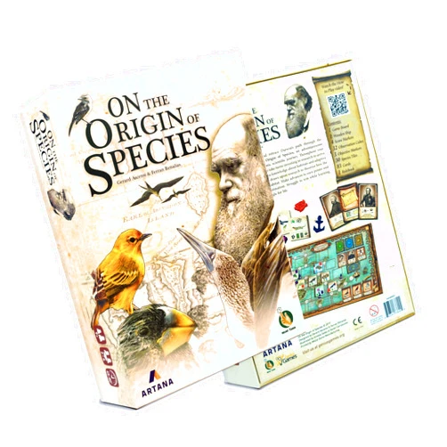 Genius Games On The Origin of Species | An Evolutionary Research Board Game by Artana Games | Charles Darwin's Trip Through the Galapagos as a Strategic Science Board Game for Kids and Families | Based on the Book