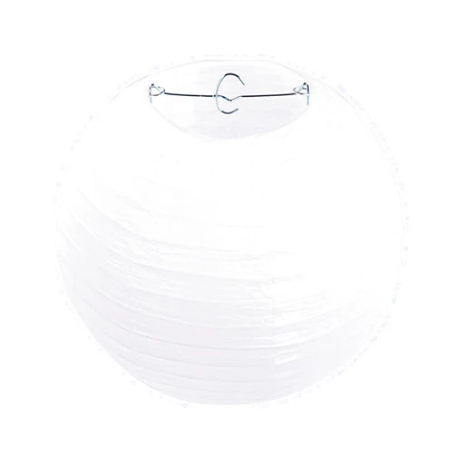 LIHAO 10 Inch White Round Paper Lanterns (10 Pack)