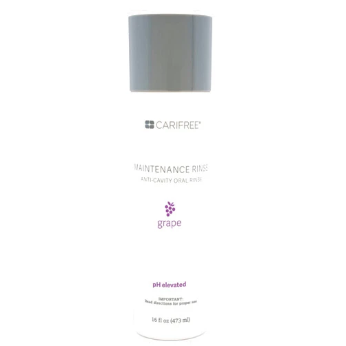 CariFree Maintenance Rinse, Grape Flavored, Anti-Cavity Fluoride Mouthwash, Dentist Recommended, Prevents Oral Decay, Freshens Breath, Alcohol-Free, Neutralizes pH (Previously CTx3)