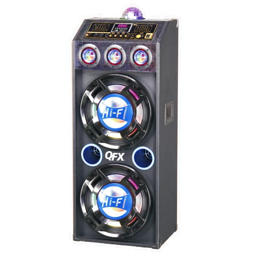 QFX SBX-412207BT TWS Bluetooth Cabinet Speaker with Dual 12
