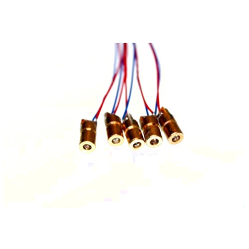 Farhop 3v 5mW 650nm Red Dot Laser Diode Module, (5 Pack)