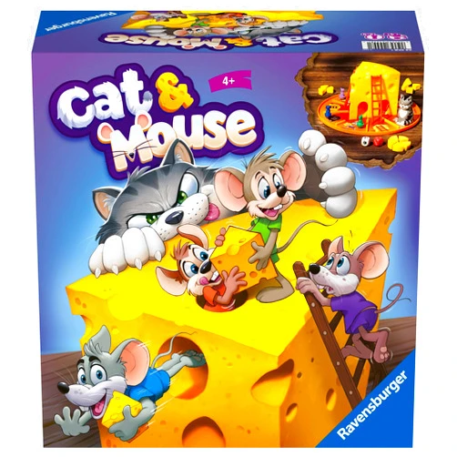 Ravensburger Cat & Mouse Board Games for Children Age 4 Years Up - 2 to 4 Players - Kids Gifts