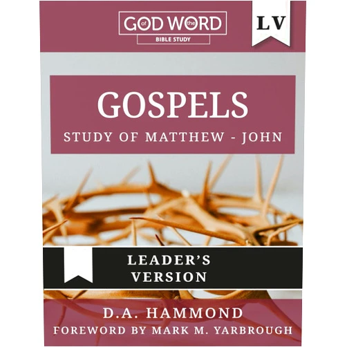 By Debbi Hammond (Author), CAMP-of-the-WOODS GVI, Inc. (Editor), Dr. Mark M. Yarbrough (Foreword) & 0 more GOD of the WORD: Gospels Bible Study, Leader's Version: A Study of Matthew - John