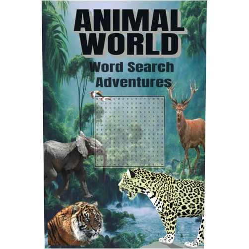 Ms Elaine Marq Animal World Word Search Adventures: Embark on an exciting journey through the animal kingdom! Explore wild habitats, discover fascinating creatures, ... while having fun solving word search puzzles!