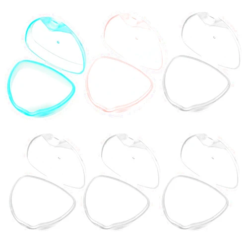 Siyurongg Pacifier Case, 6 Pcs Pacifier Holder Cases, Pacifier Box, Baby Pacifier Case Holder Container Boxes for Pacifier Accessories, Pacifier Clips, Baby Pacifier, Keep Pacifier Clean