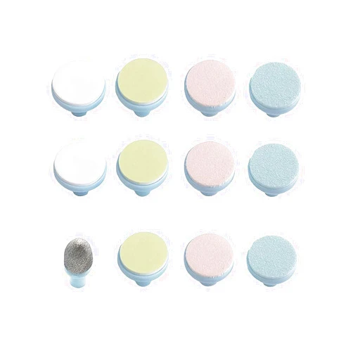 Qunlions life 12 Pieces Baby Nail File Pads Nail Trimmer Replacement Pads Electric Baby Nail Grinding Heads for Standard Electric Kid Nail Trimmer Suits to Newborn Infant Toddler