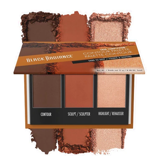 Black Radiance True Complexion Contour Palette, Dark To Deep