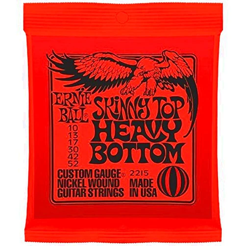 Ernie Ball 2215 Skinny Top/Heavy Bottom Slinky Nickel Wound Strings (10 - 52)