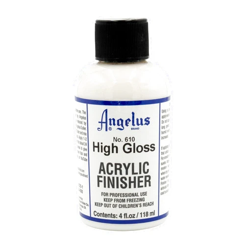 Angelus 610 High Gloss Acrylic Finisher, Clear