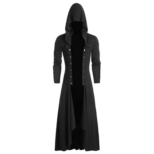 F_Gotal Mens Shirt F_Gotal Mens Hoodies Big and Tall, Men's Cloak Shawl Casual Bat Sleeve Hooded Poncho Cape Cloak Fashion Coat Hoodie Pullover