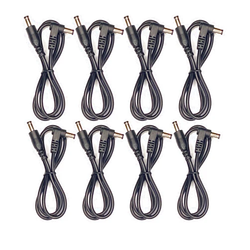 Kurrent Electric (8) Pack of Effects Pedal Power Cables for Voodoo Labs Power Supply