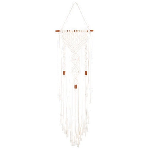 Solid Oak Macramé Wall Hanger Kit - Double Twist, Original version