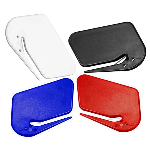 Arbootjin Letter Opener Envelope Slitter 4 Pack Letter Openers Plastic with Blade Envelope Opener Mail Opener for Envelope,Package,Paper Cut,Safe Letter Opener