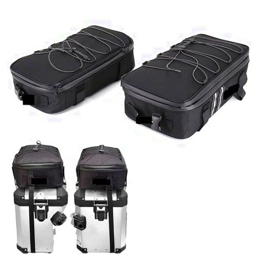 MISUCH Motorcycle Accessories Top Bags, For BMW R 1200 1250 GS LC,Adventure Top Box Panniers Bag Case Luggage Bags F650GS G310GS ADV (Color : 2 side bags)
