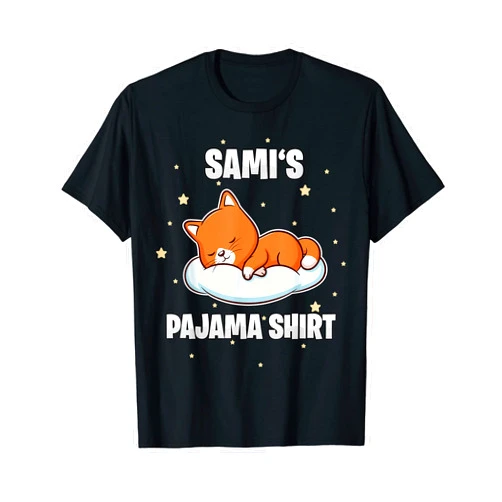 Personalized Nap Time Gift Idea And Sleep Quotes Sami's Pajama Shirt - Personalized Sleeping T-Shirt