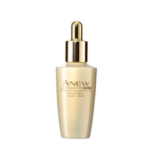 AVON Anew Ultimate Night Repair Serum | Anti-Aging Night Serum With Hyaluronic Acid, Niacinamide, and Peptides