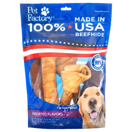 Pet Factory 100% Made in USA Beefhide 8-9