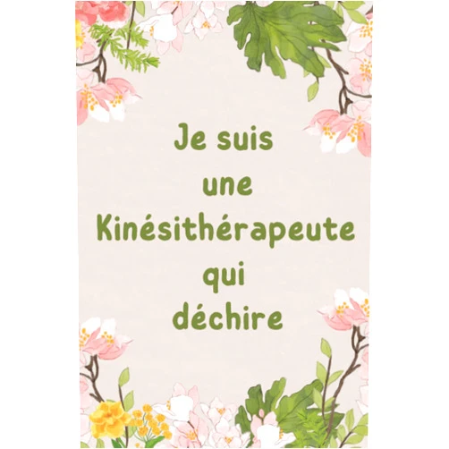 Valou Edition Je suis une Kinésithérapeute qui déchire: Journal carnet de notes ligné super cadeau pour Kinésithérapeute anniversaire noel collègue copine (French Edition)