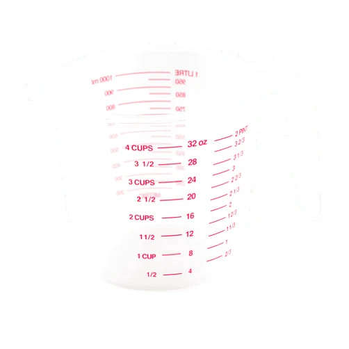 Norpro 4-Cup Capacity Plastic Measuring Cup, Multicolor