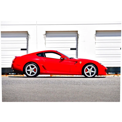 XOTIKS Ferrari 599 GTB Fiorano - Premium High Gloss Art Print Poster. (744P) (24”x36”)