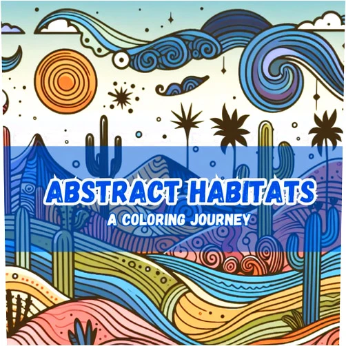 Marvin Maliksi Abstract Habitats: A Coloring Journey